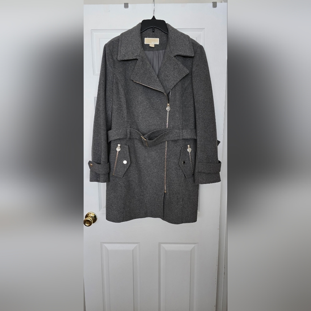 Michael Kors Charcoal Trench Coat